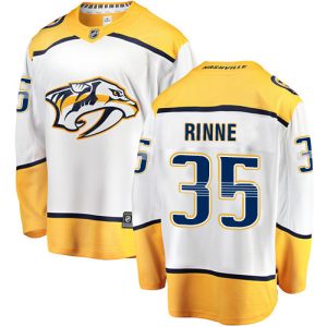 Herren Nashville Predators Eishockey Trikot Pekka Rinne #35 Breakaway Weiß Fanatics Branded Auswärts